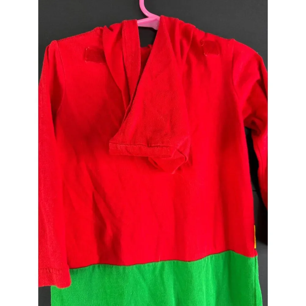 DC Comics Batman and Robin Toddler Costume 3T Hooded Jumpsuit Halloween EUC